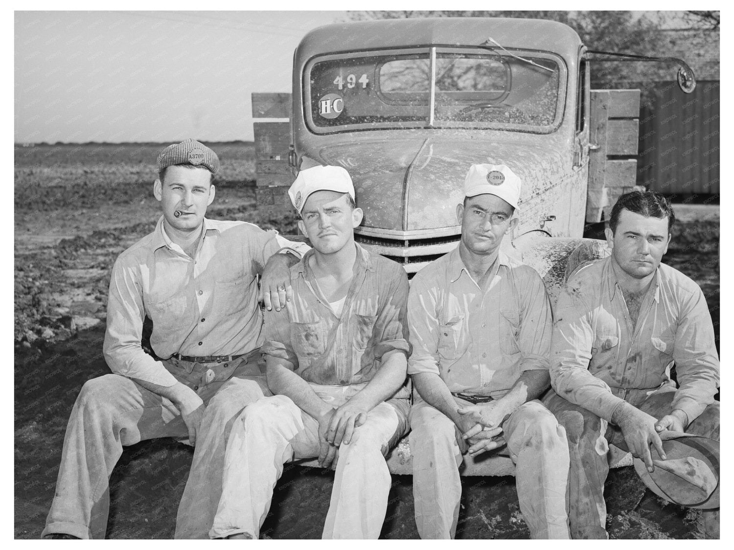 Truck Drivers at Corpus Christi Naval Air Base December 1944