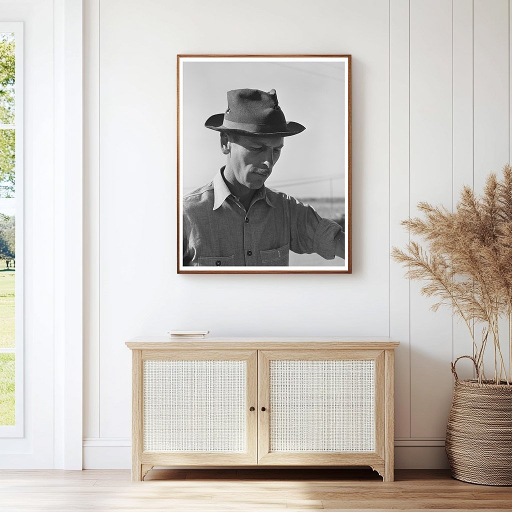 1944 Black and White Bricklayer at Corpus Christi Project