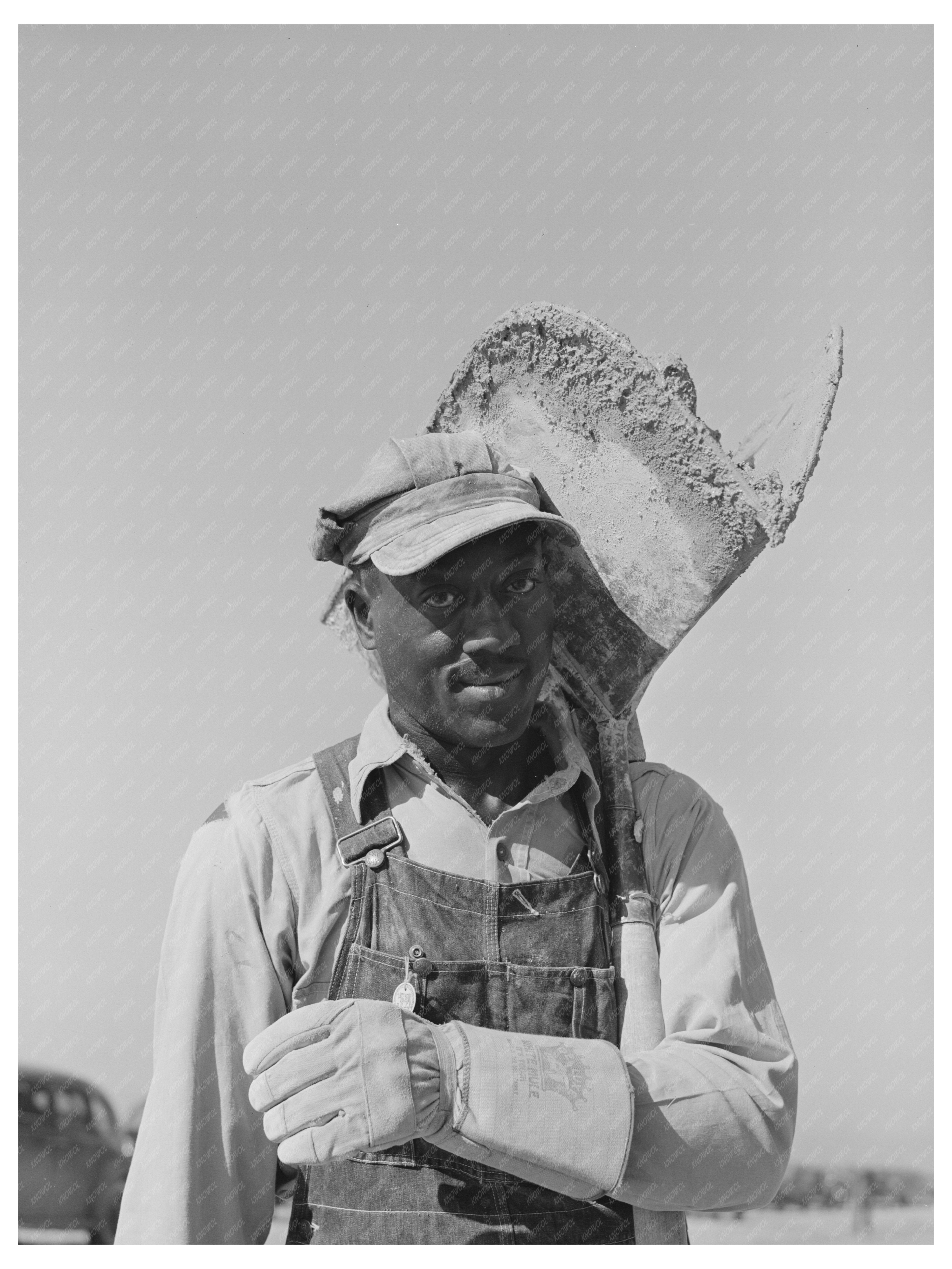 Hod Carrier on Housing Project Corpus Christi 1940