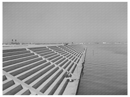 Corpus Christi Seawall Construction December 1944