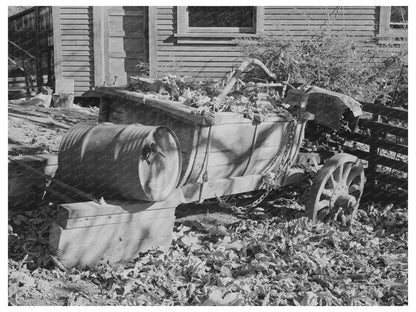 Vintage Farm Equipment in Auburn California December 1940