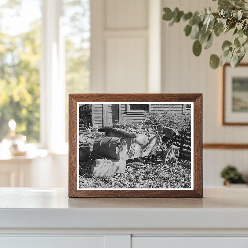 Vintage Farm Equipment in Auburn California December 1940