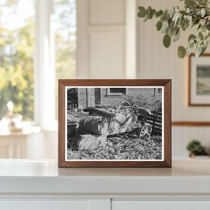 Vintage Farm Equipment in Auburn California December 1940
