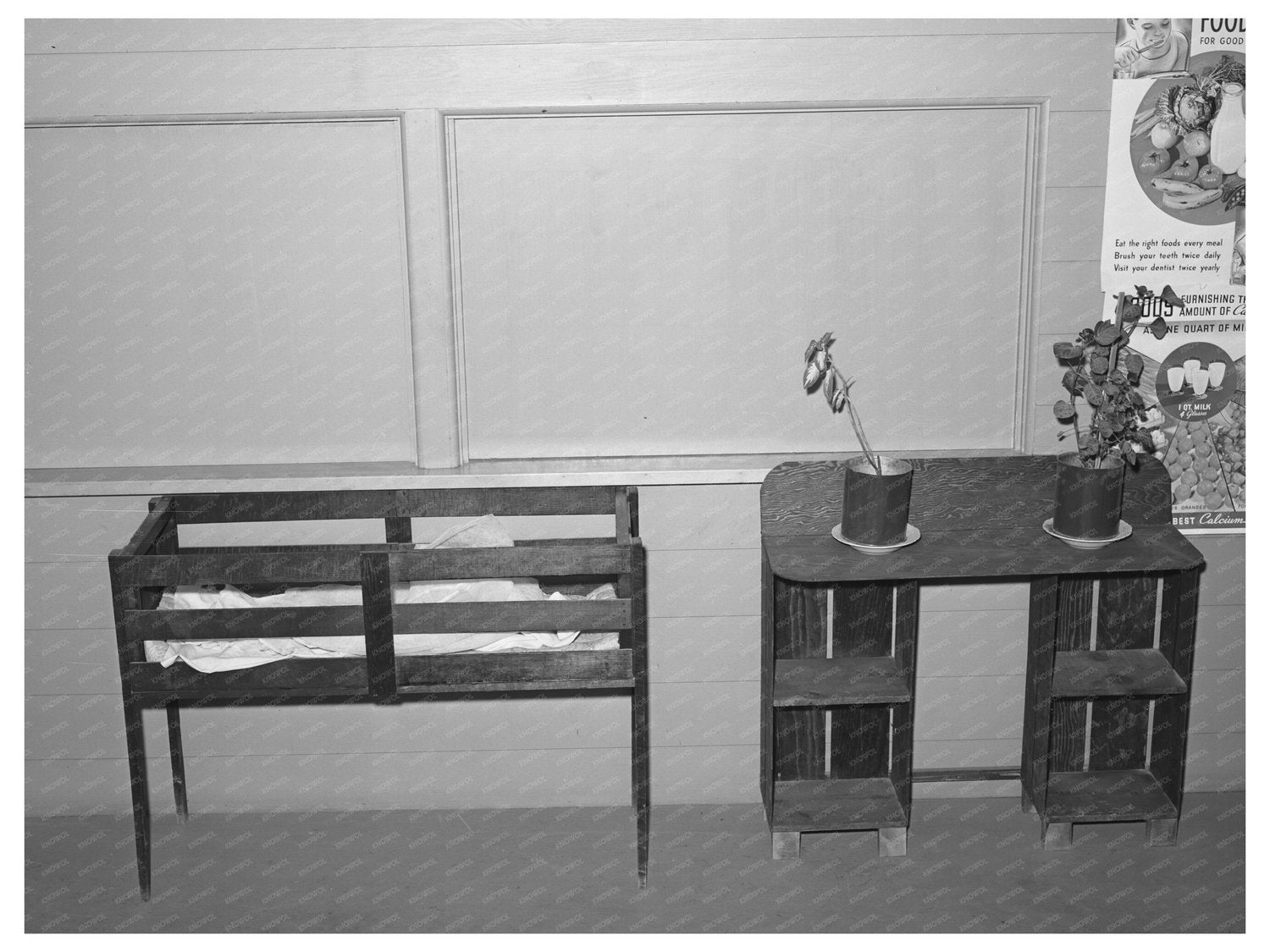 Vintage Furniture from Vegetable Crates Yuba City California 1940