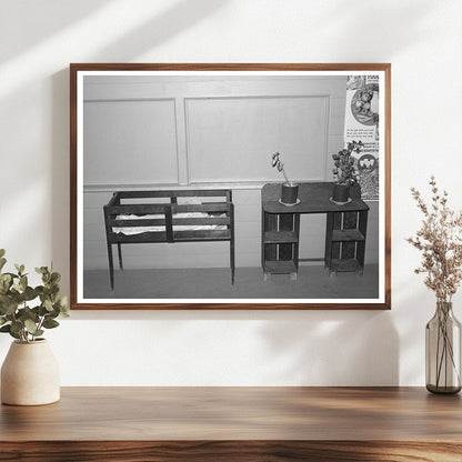 Vintage Furniture from Vegetable Crates Yuba City California 1940