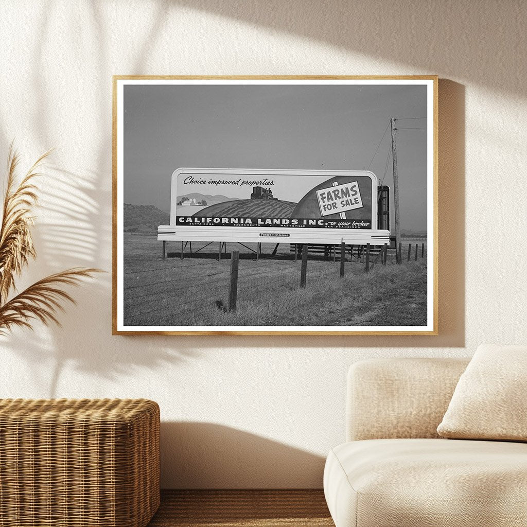 California Highway Sign December 1940 FSA/OWI Collection