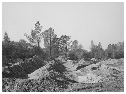 Gold Placer Mining in Virginia City California December 1940