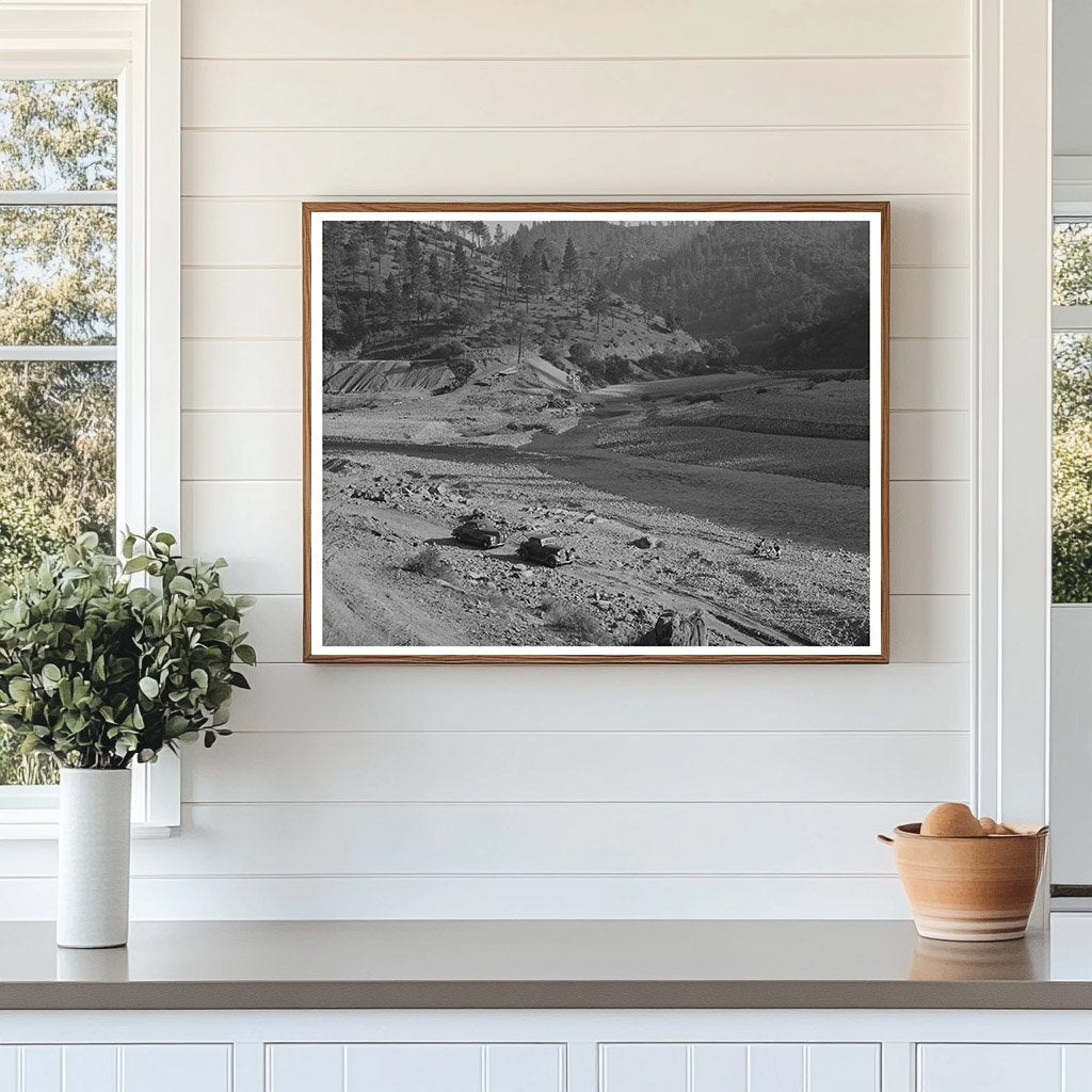 Mountain Stream in Placer County California December 1940