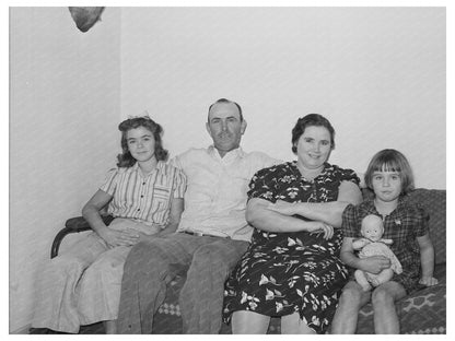 Fruit Farmer Family in Placer County California 1940