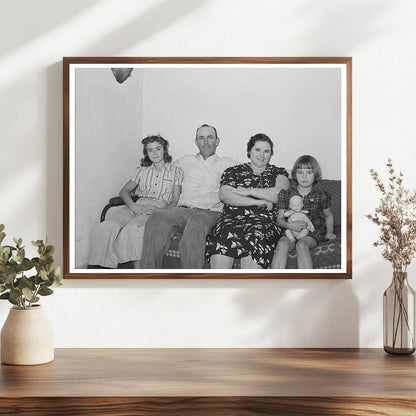 Fruit Farmer Family in Placer County California 1940