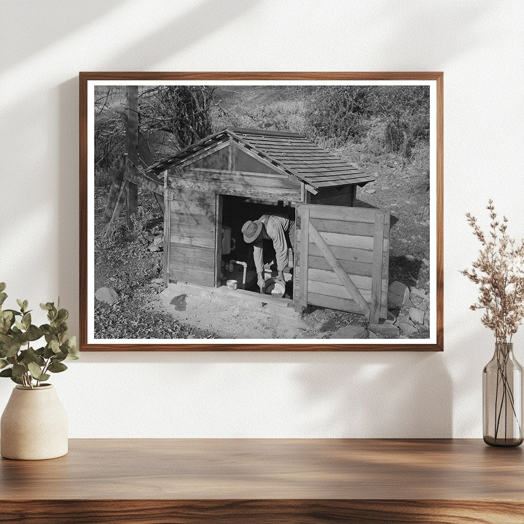 1940 Fruit Farmer in Springhouse Placer County California