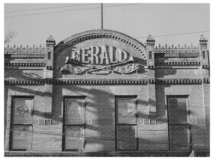 Auburn California Building December 1940 Vintage Photo
