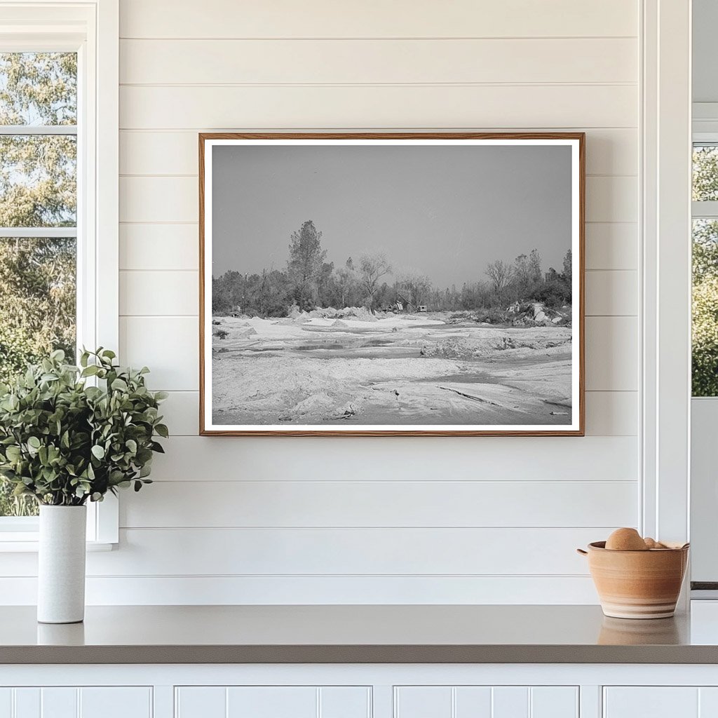 Gold Mining in Placer County California December 1940