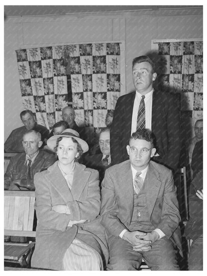 Farmers Meeting in Gold Hill Placer County December 1940