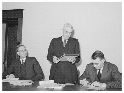 Loomis Fruit Association 1940 Annual Meeting Officers