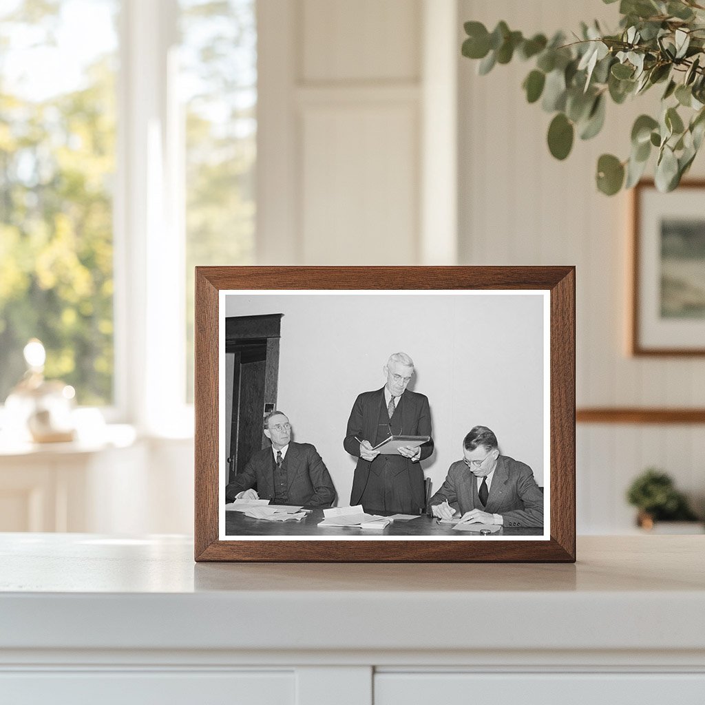 Loomis Fruit Association 1940 Annual Meeting Officers