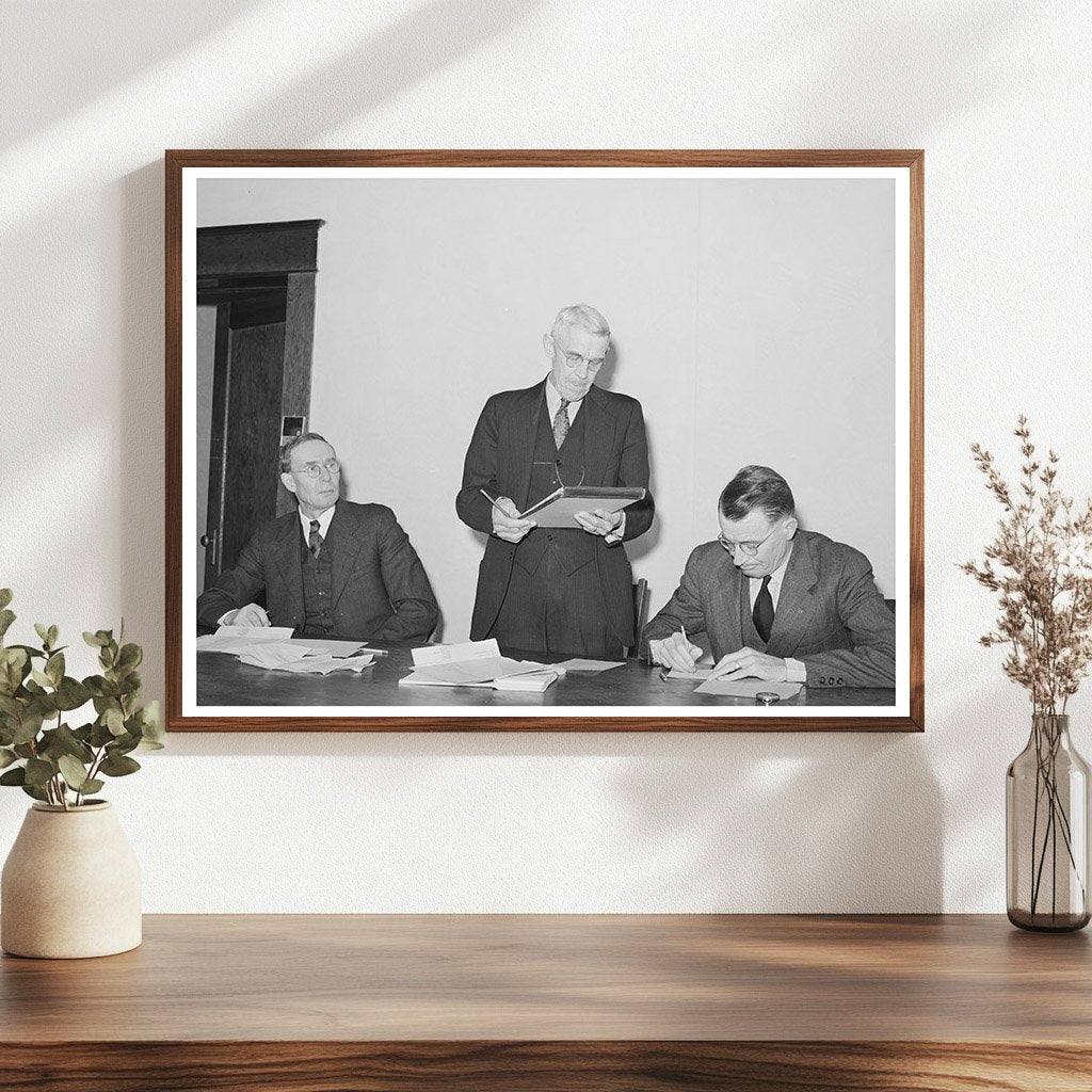 Loomis Fruit Association 1940 Annual Meeting Officers