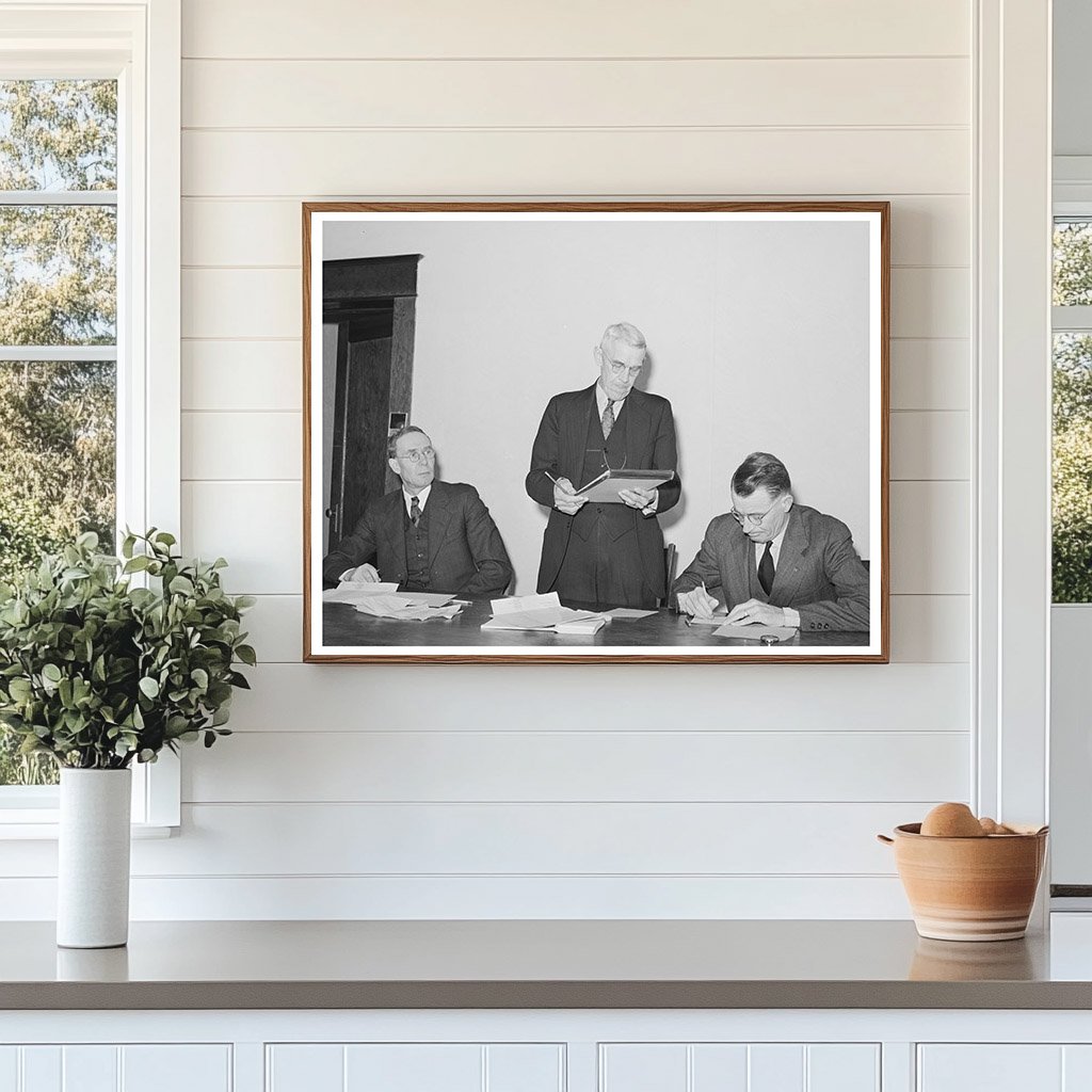 Loomis Fruit Association 1940 Annual Meeting Officers