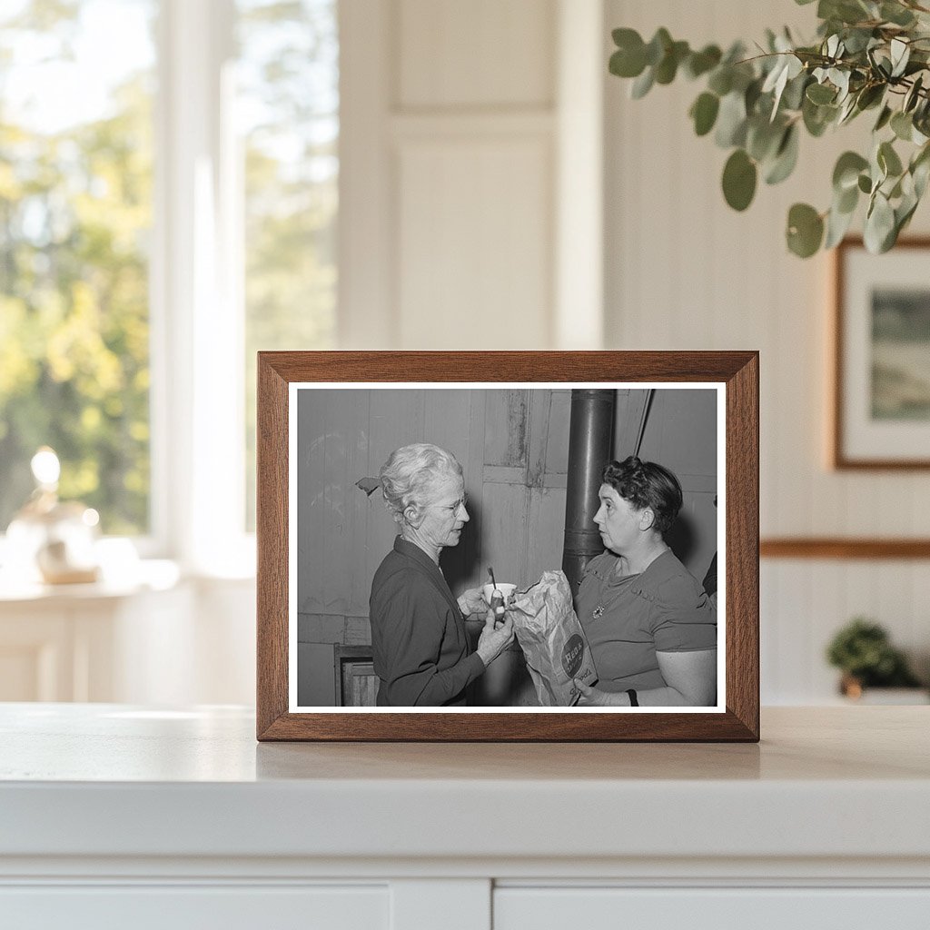 Farmers Wives Meeting Gold Hill California December 1940