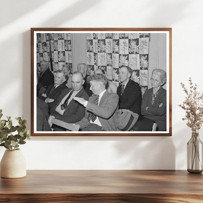 Farmers Meeting in Gold Hill Placer County 1940