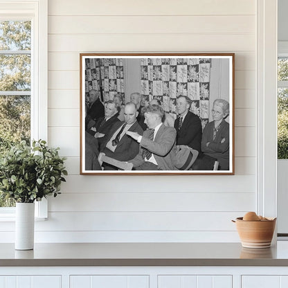 Farmers Meeting in Gold Hill Placer County 1940