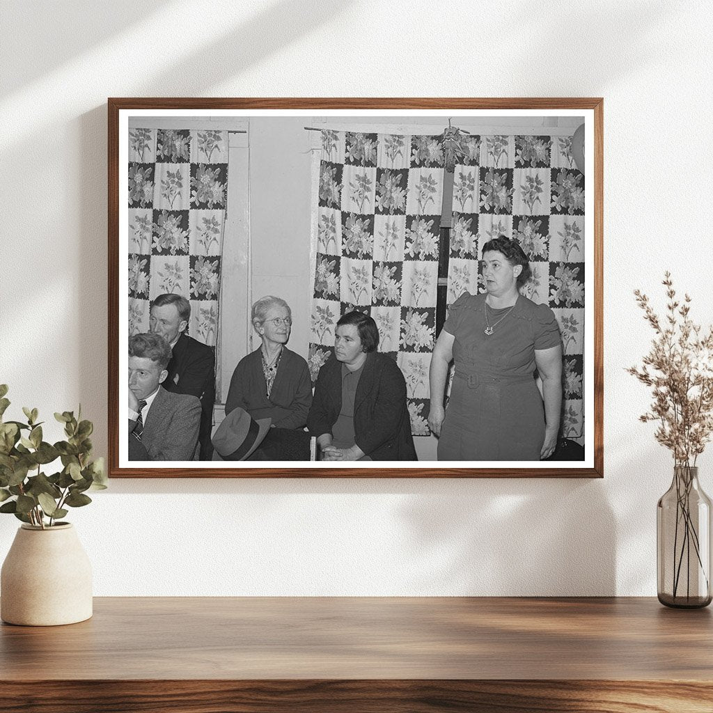 Farmers Gathering in Gold Hill California December 1940