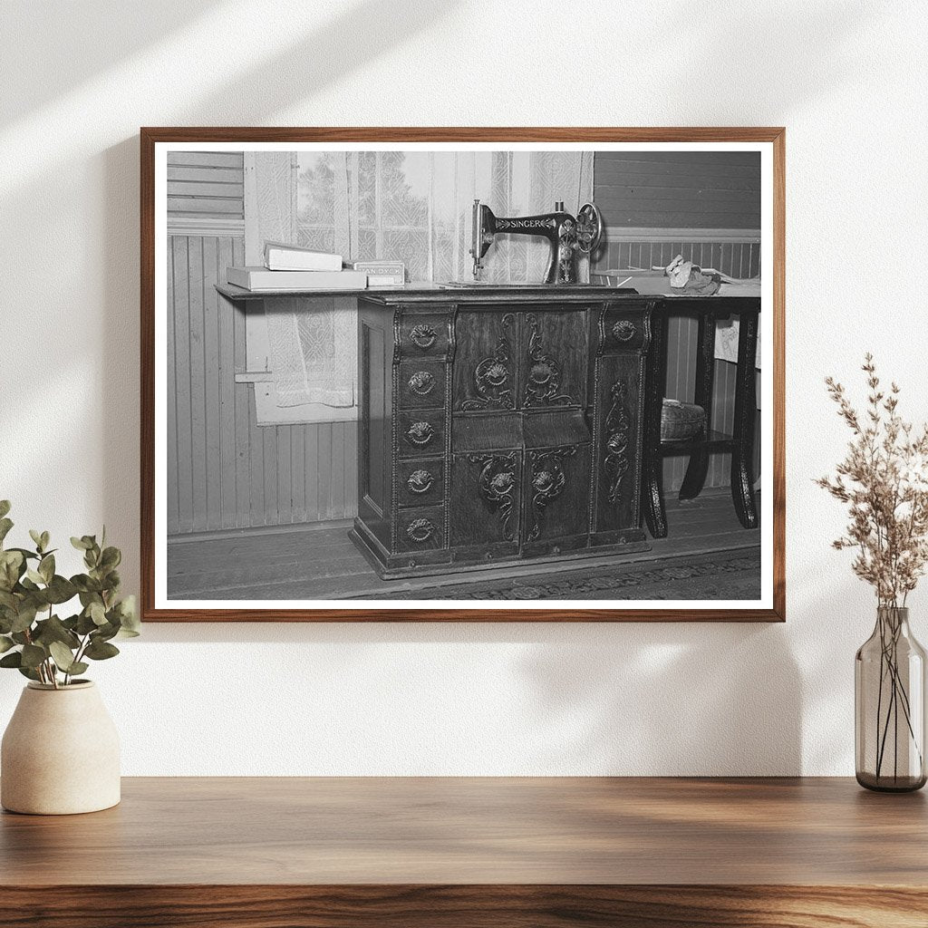 Sewing Machine in Placer County Home December 1940