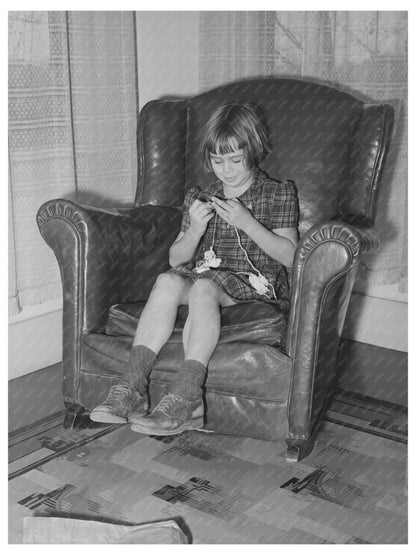 Daughter of Fruit Farmer Placer County California 1940