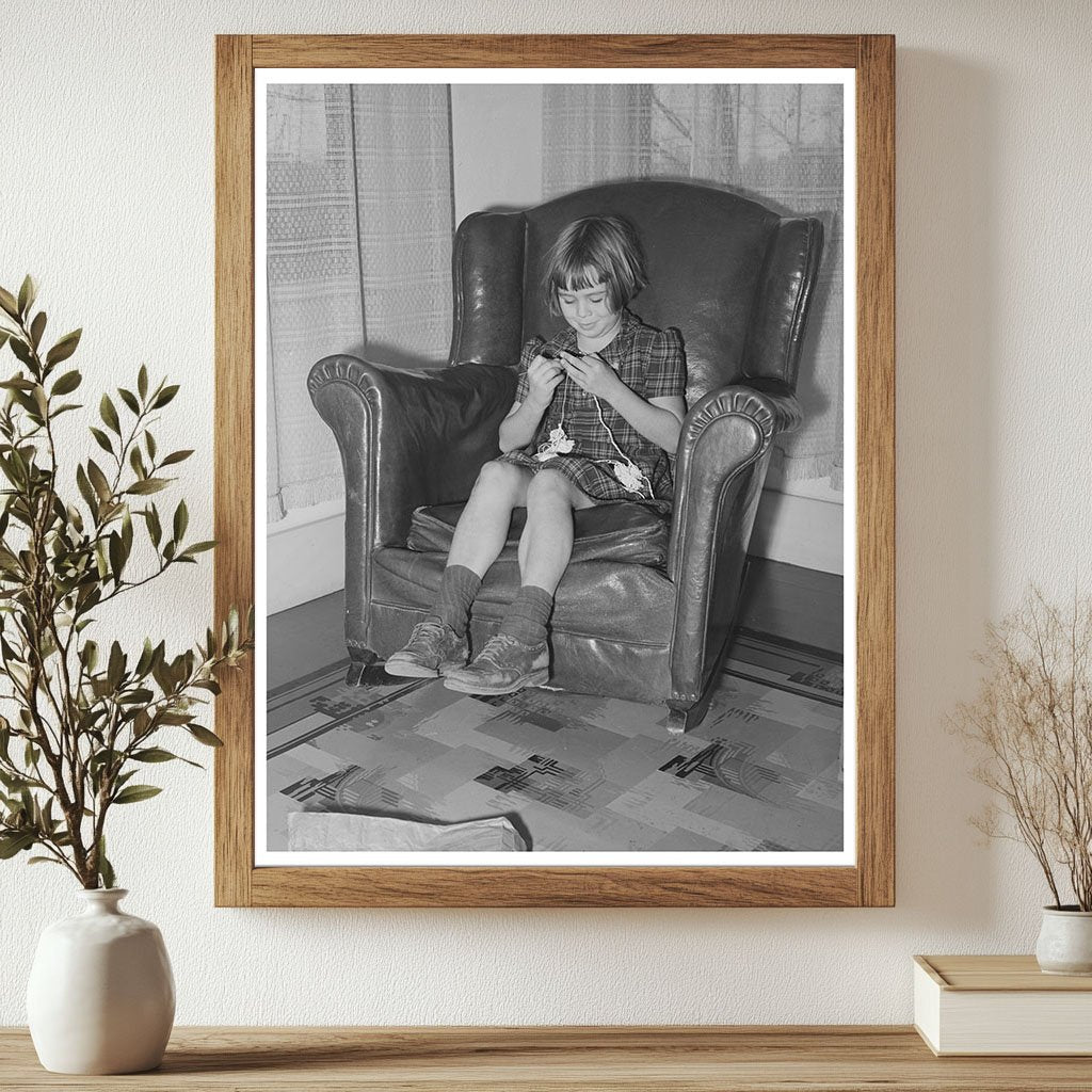 Daughter of Fruit Farmer Placer County California 1940