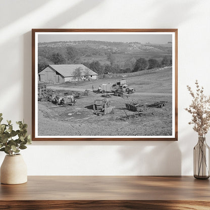 Vintage Farm Equipment in Placer County California 1940