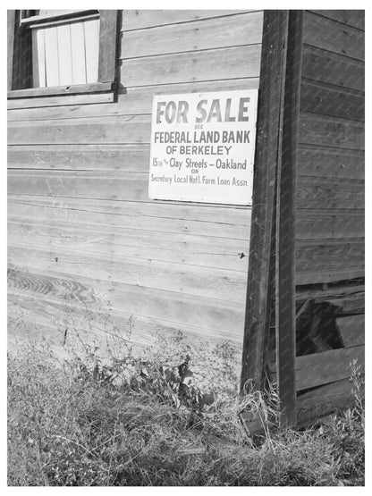 Placer County California Sign December 1940 Vintage Image