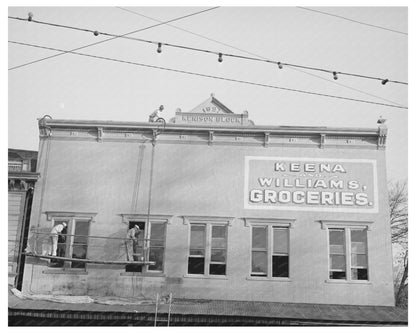 Auburn California Vintage Scene December 1940
