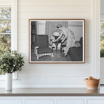 Wife of Fruit Farmer in Placer County December 1940