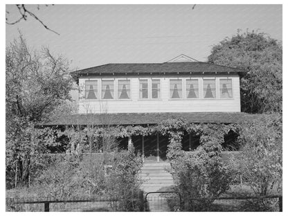 Farmhouse of Fruit Farmer in Auburn California 1940