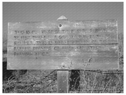 Virginiatown Placer County California December 1940 Image