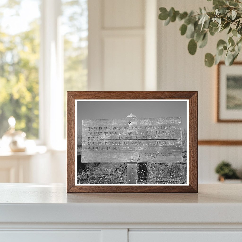 Virginiatown Placer County California December 1940 Image