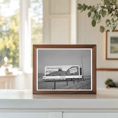 California Highway Signage Scene December 1940