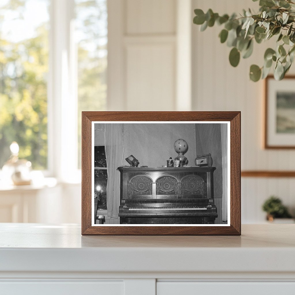 Piano in Placer County Home December 1940