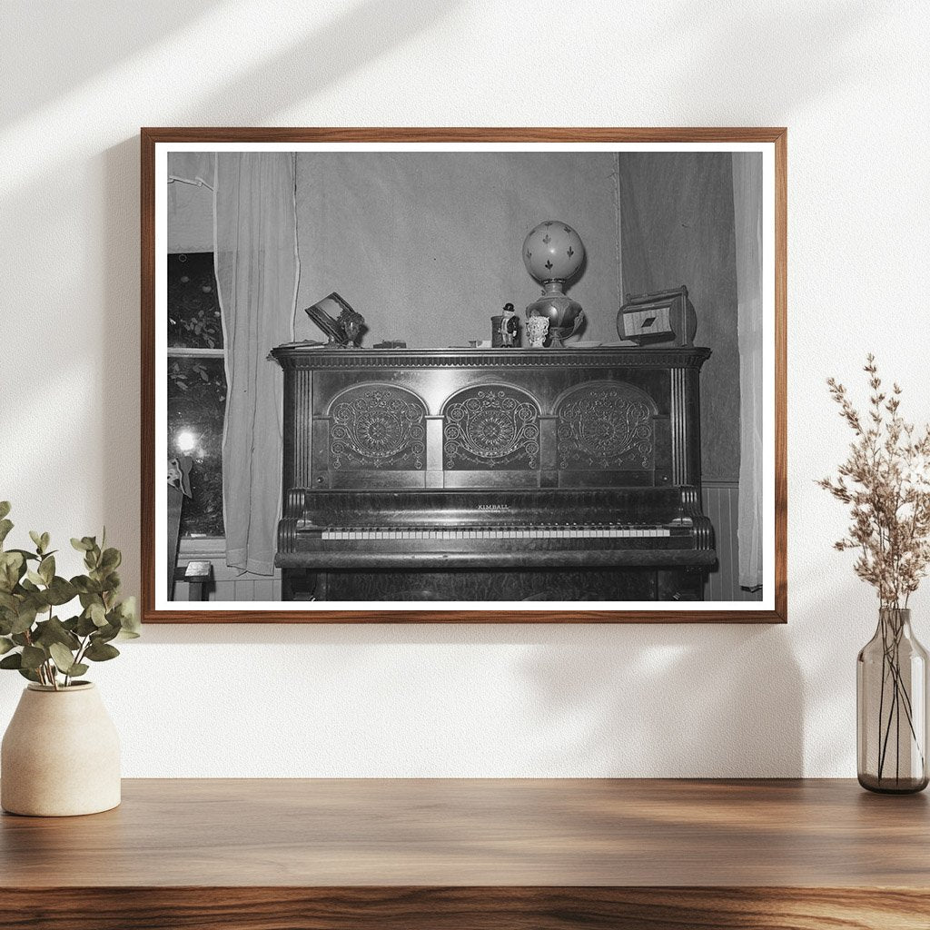Piano in Placer County Home December 1940