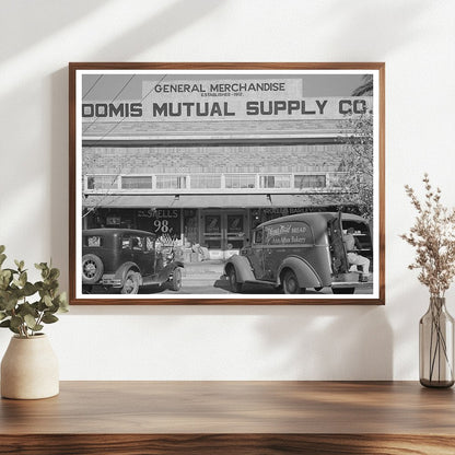 1940 Loomis Placer County California Vintage Store Image