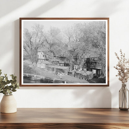 Chinatown New Castle California December 1940 Vintage Photo