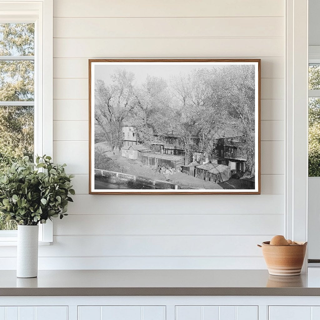 Chinatown New Castle California December 1940 Vintage Photo