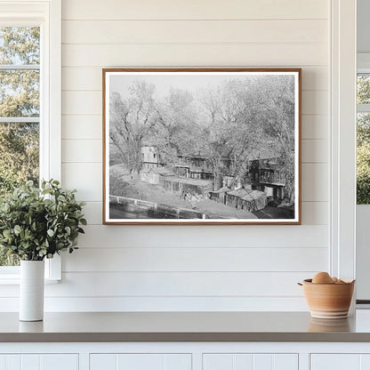 Chinatown New Castle California December 1940 Vintage Photo