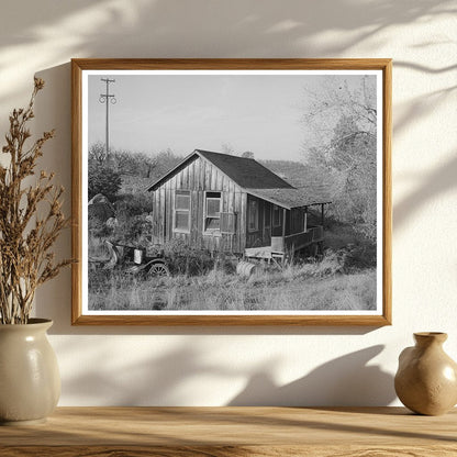 Deserted Houses in Placer County California December 1940