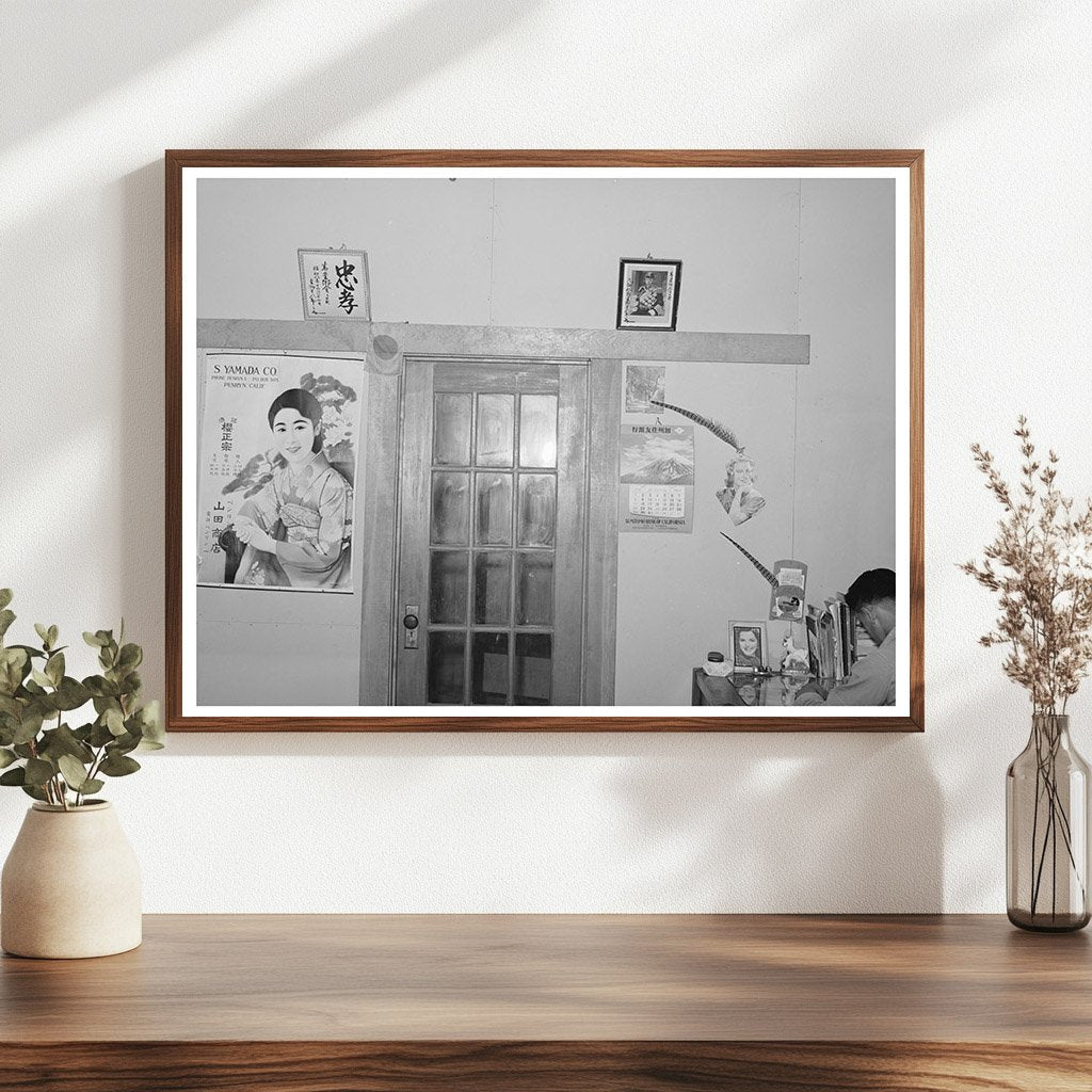 Japanese Farmer Home Interior Placer County 1940
