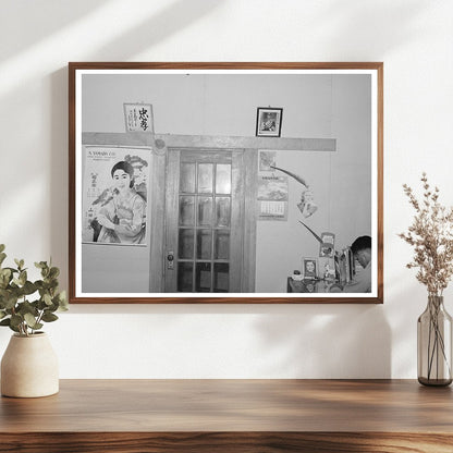 Japanese Farmer Home Interior Placer County 1940