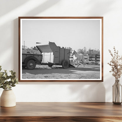 Vintage Farm Scene Placer County California December 1940