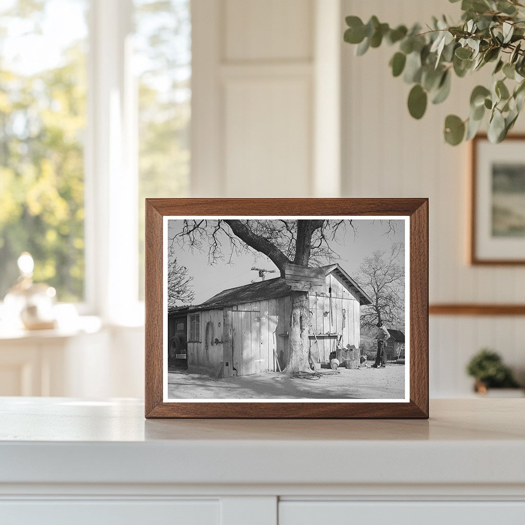 Chinese Farmers Barn in Placer County California 1940
