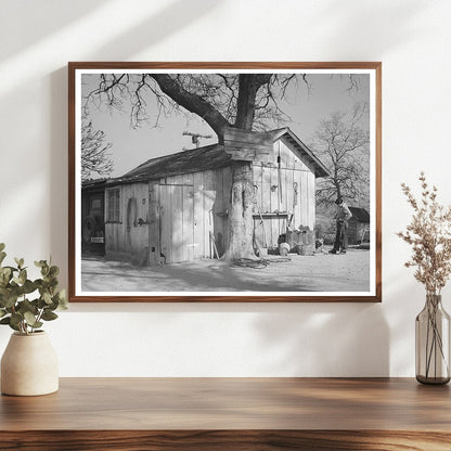 Chinese Farmers Barn in Placer County California 1940
