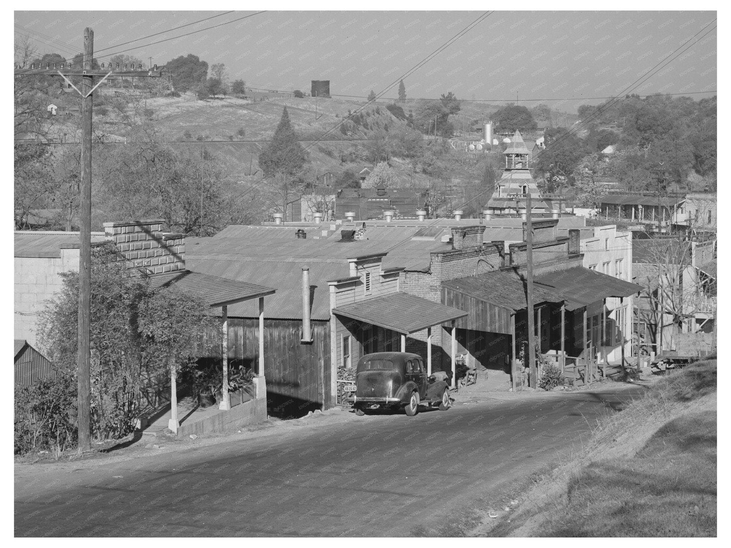 Old Auburn California Scene December 1940 FSA Collection